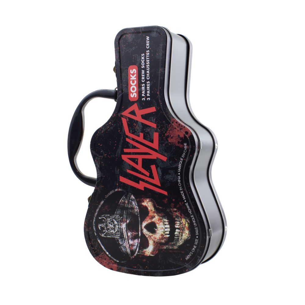 Slayer - 3 Pack Guitar Tin Sokken - Zwart